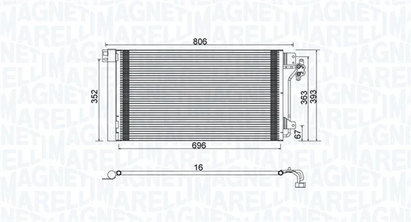 Condenser, air conditioning